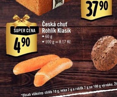 Česká chuť Rohlík Klasik