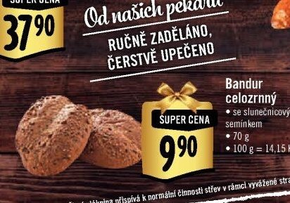 Bandur celozrnný