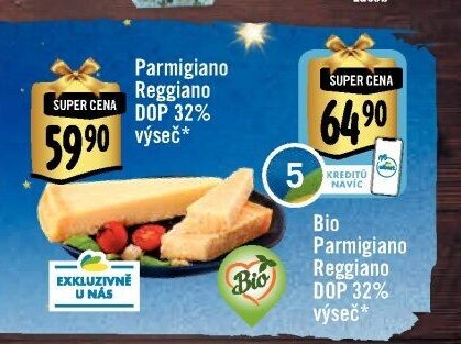 Parmigiano Reggiano DOP 32% výseč