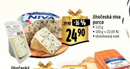 Jihočeská niva porce