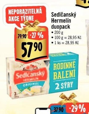 Sedlčanský Hermelín duopack