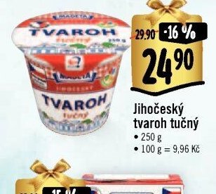 Jihočeský tvaroh tučný