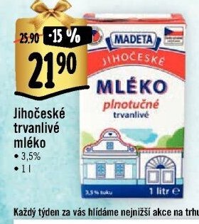 Jihočeské trvanlivé mléko