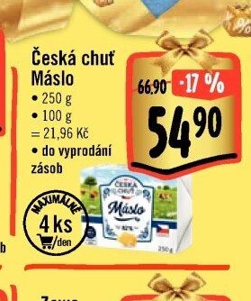 Česká chuť Máslo