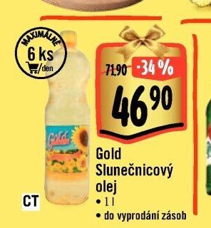 Gold Slunečnicový olej