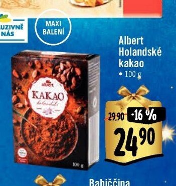 Albert Holandské kakao
