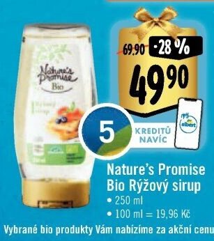 Nature's Promise Bio Rýžový sirup