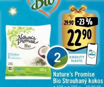 Nature's Promise Bio Strouhaný kokos