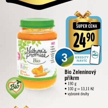 Nature's Promise Bio Zeleninový příkrm