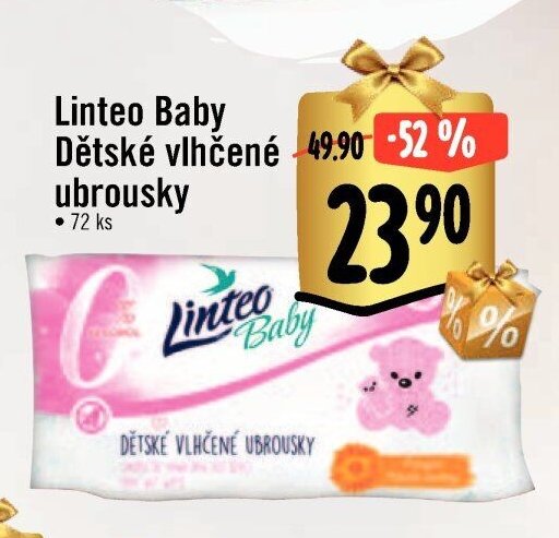 Linteo Baby Dětské vlhčené ubrousky