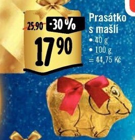 Čokoládové prasátko