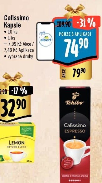 Kapsle Cafissimo Tchibo