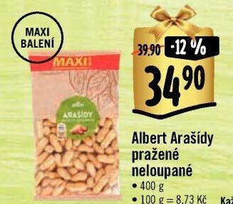 Neloupané arašídy Albert