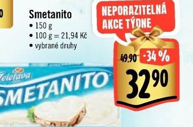 Sýr tavený Smetanito Želetava