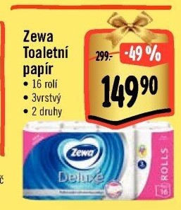 Toaletní papír 3vrstvý Deluxe Zewa