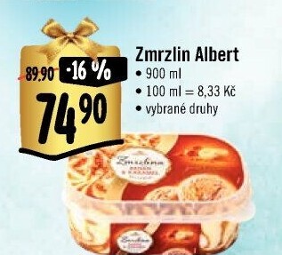 Zmrzlina ve vaničce Albert