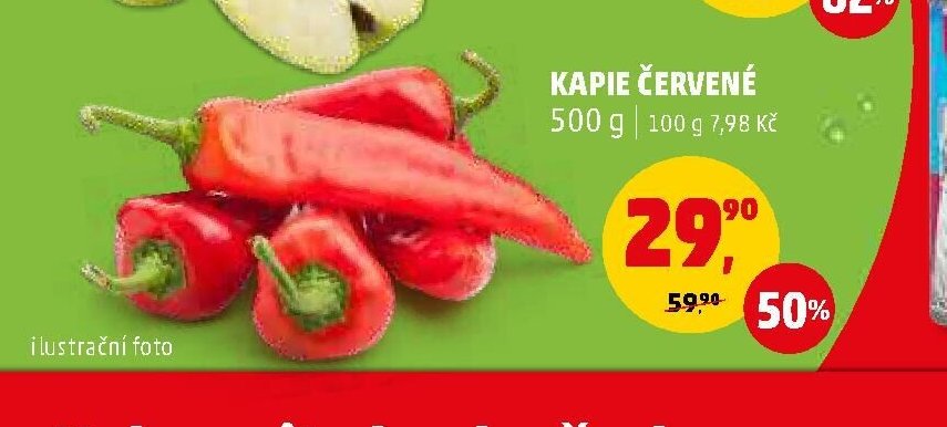 Kapie červené