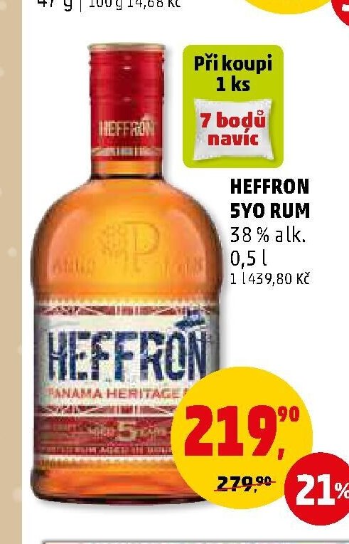 Heffron 5YO Rum