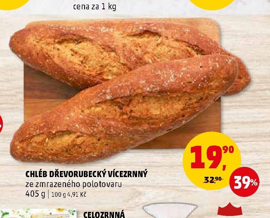 CHLÉB DŘEVORUBECKÝ VÍCEZRNNÝ