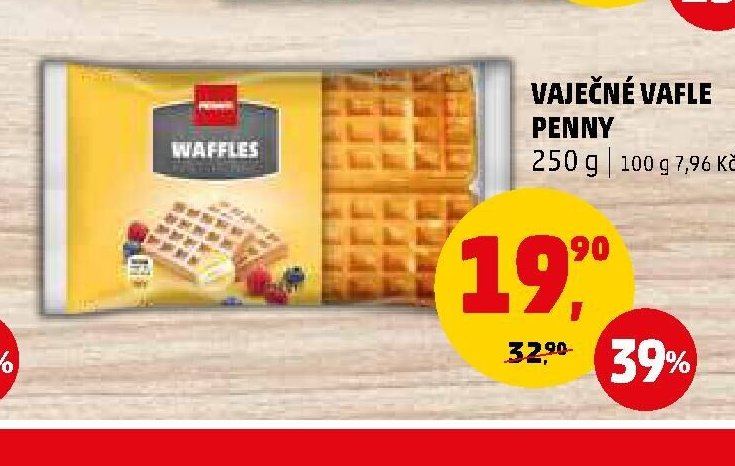 VAJEČNÉ VAFLE PENNY
