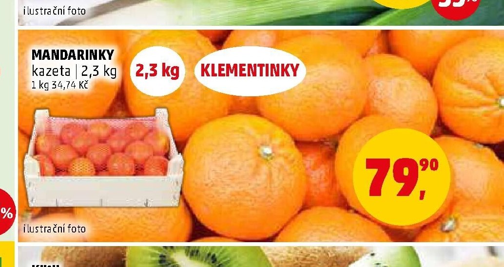 Mandarinky Klementinky