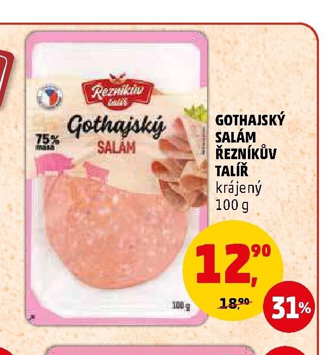 Gothajský salám Řezníkův talíř