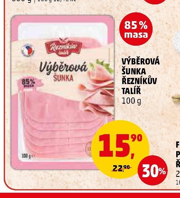 Výběrová šunka Řezníkův talíř
