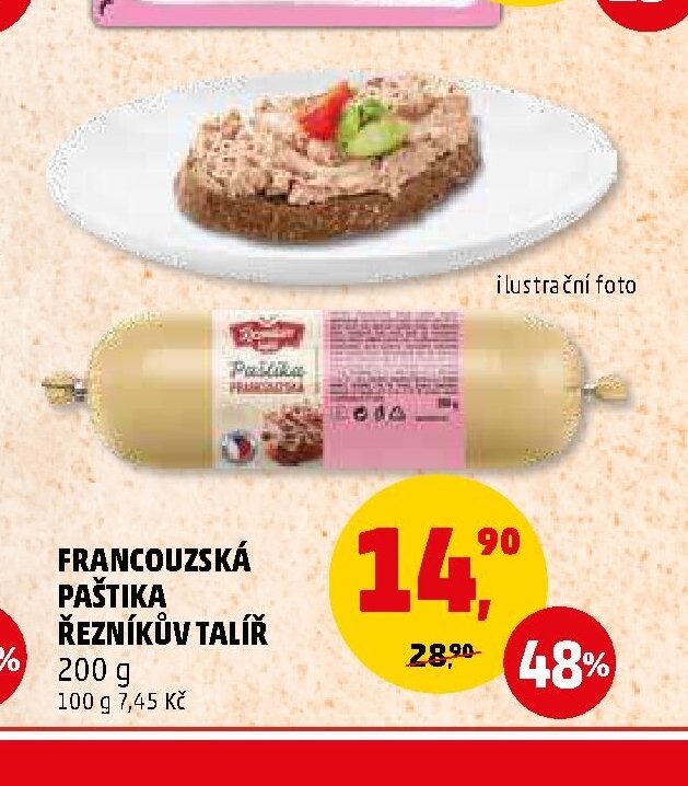 Francouzská paštika Řezníkův talíř