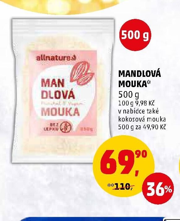 Mandlová mouka Allnature