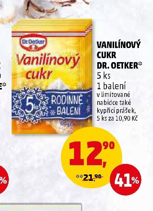 Vanilínový cukr Dr. Oetker