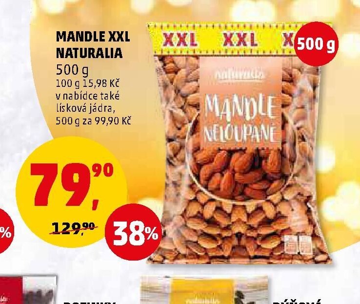 MANDLE XXL NATURALIA 500 g