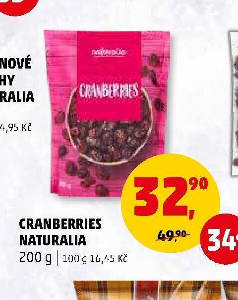 CRANBERRIES NATURALIA 200 g