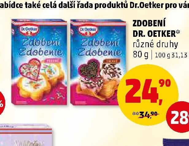 ZDOBENÍ DR. OETKER 80 g