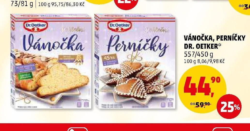 VÁNOČKA / PERNÍČKY DR. OETKER 557/450 g