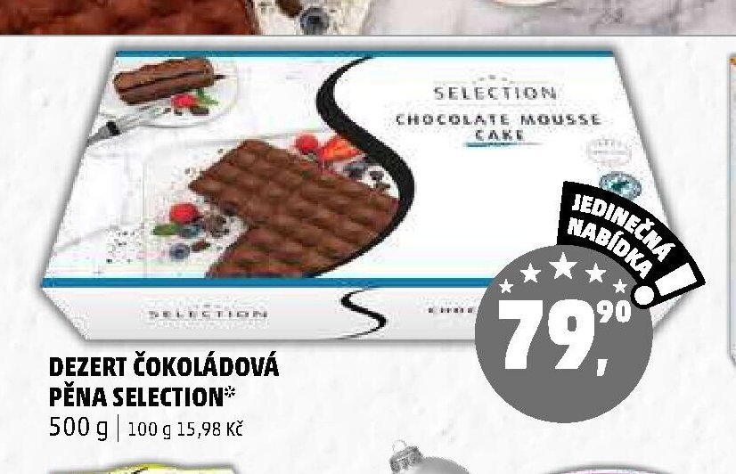 DEZERT ČOKOLÁDOVÁ PĚNA SELECTION