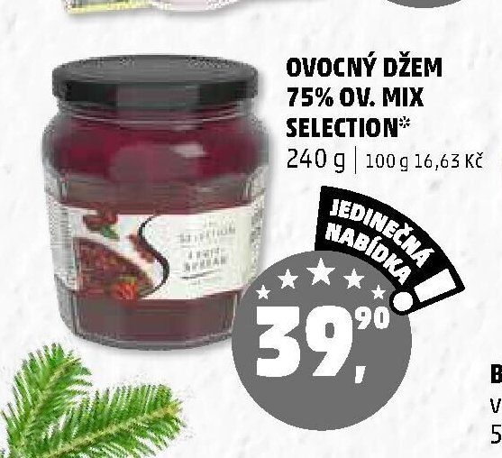 OVOCNÝ DŽEM 75% OV. MIX SELECTION