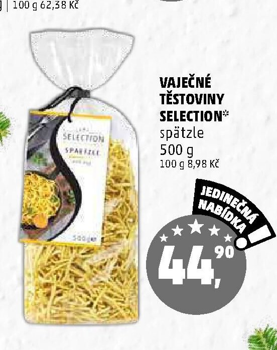 VAJEČNÉ TĚSTOVINY SELECTION