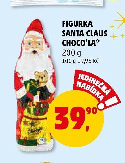 FIGURKA SANTA CLAUS CHOCO'LA