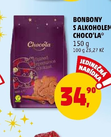 BONBONY S ALKOHOLEM CHOCO'LA