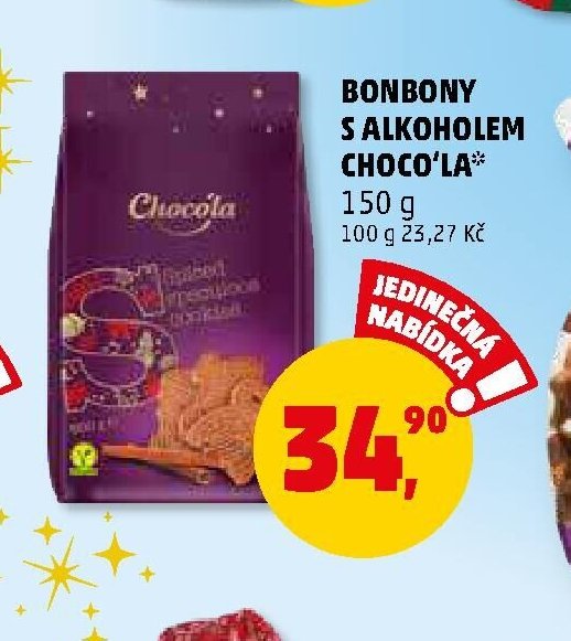 BONBONY S ALKOHOLEM CHOCO'LA