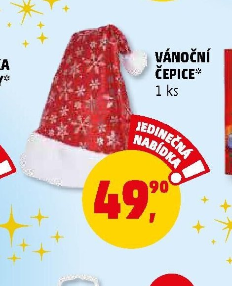 VÁNOČNÍ ČEPICE