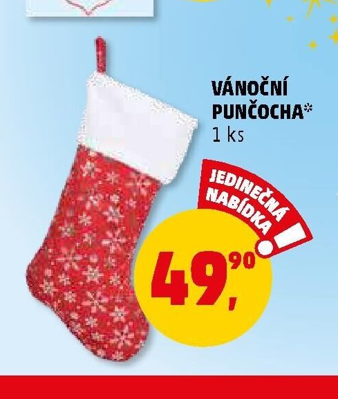 VÁNOČNÍ PUNČOCHA
