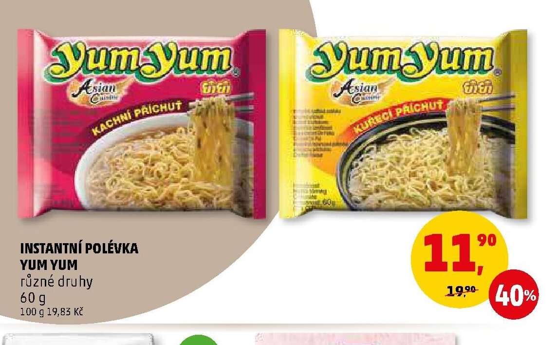 INSTANTNÍ POLÉVKA YUM YUM
