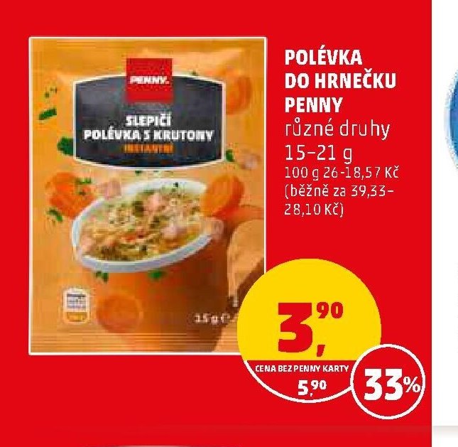 POLÉVKA DO HRNEČKU PENNY