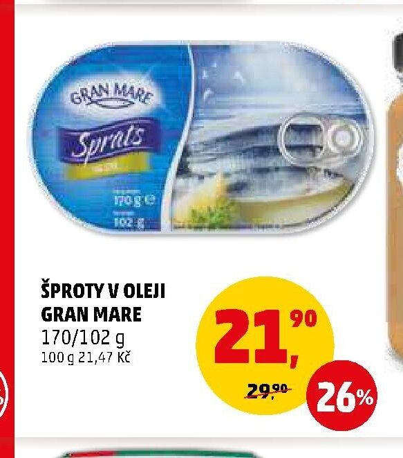 ŠPROTY V OLEJI GRAN MARE
