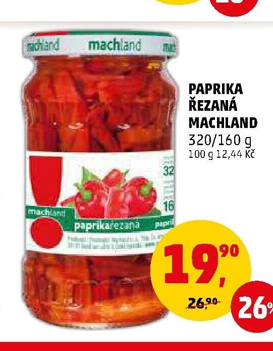 PAPRIKA ŘEZANÁ MACHLAND
