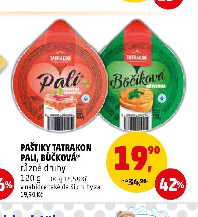 Paštiky Tatrakon Pali, Bůčková