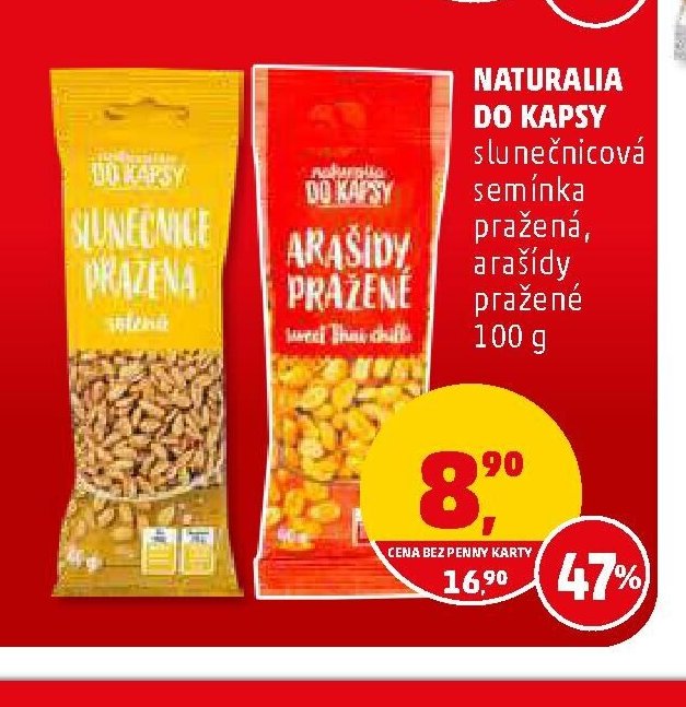 NATURALIA DO KAPSY slunečnicová semínka