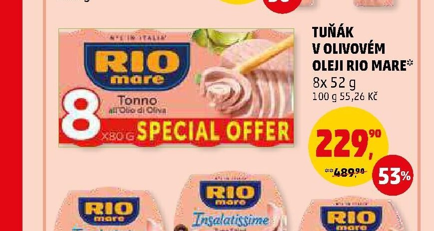 Tuňák v olivovém oleji Rio Mare