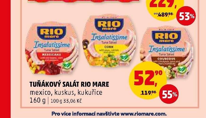 Tuňákový salát Rio Mare